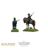 Union Officers standing (foot & mounted) B